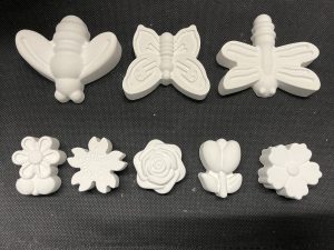 auswahl insekten und blumen